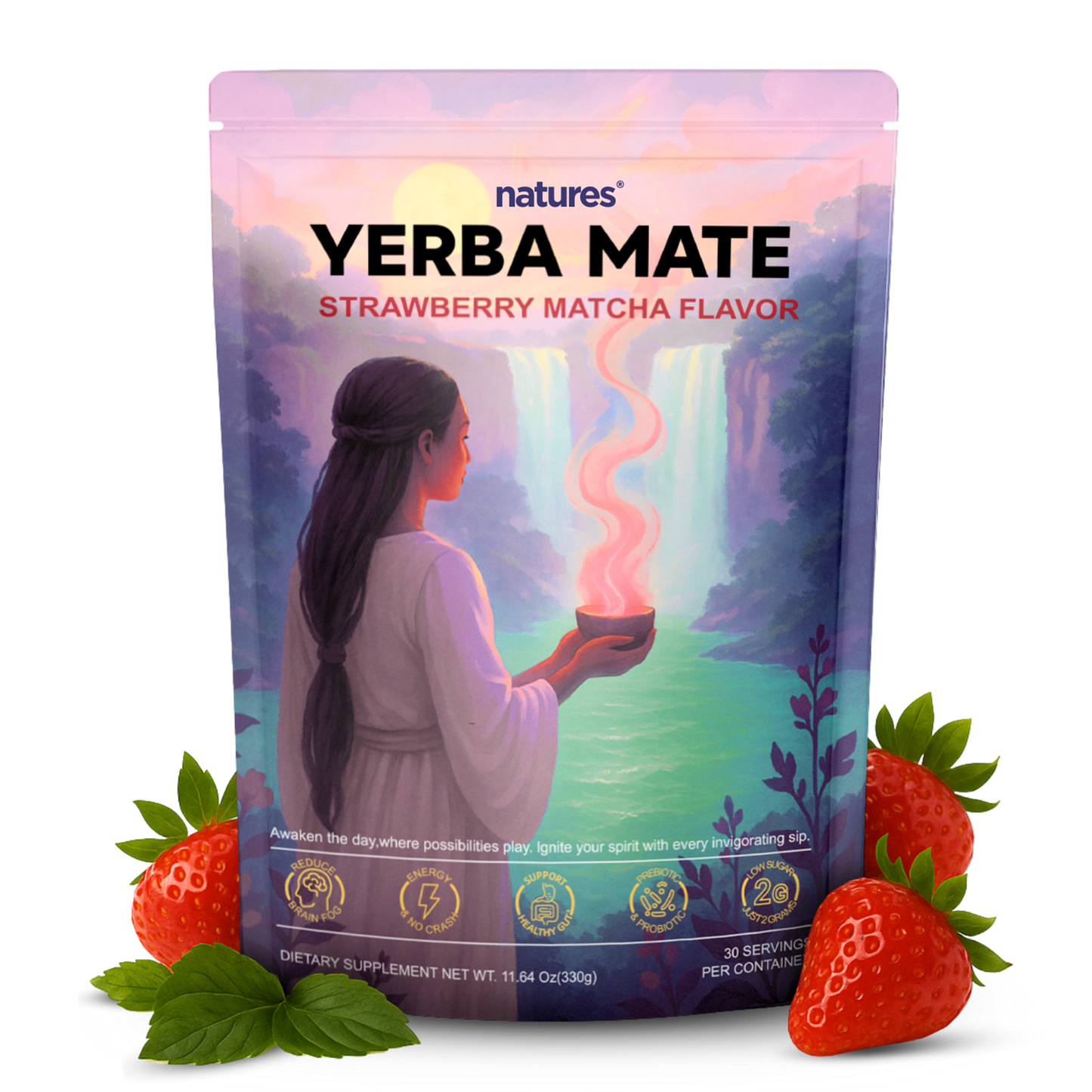 Natures - Yerba Mate Instant Tea Powder