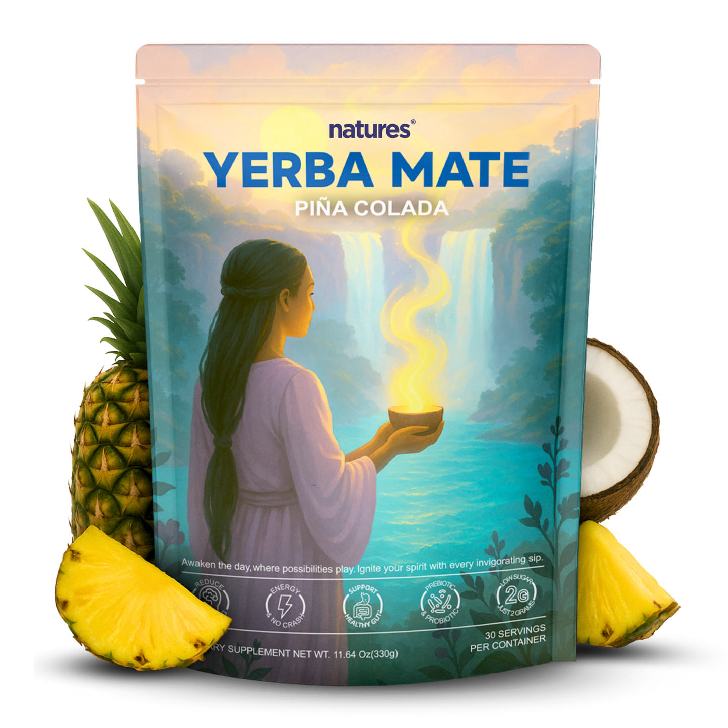 Natures - Yerba Mate Instant Tea Powder